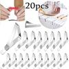 20PCS Table Cover Clip Stainless Steel Table Cloth Clips Non-Slip Fits Up To Thick Tables for Outdoor Picnic Restaurant