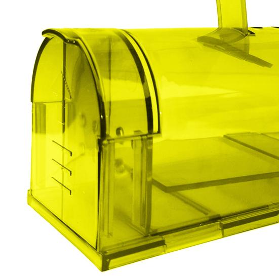 Мышеловка Водонепроницаемая, с гладкими краями, высокая чувствительность, прозрачная, простая в эксплуатации, контроль над мышами, эффективная клетка для ловли крыс, мышей, хомяков с ручкой