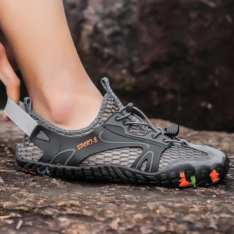 Мужские быстросохнущие дышащие акваобувь для мужчин и женщин, для пар, для пляжа, для плавания, походов, для преодоления препятствий, для бега по течению