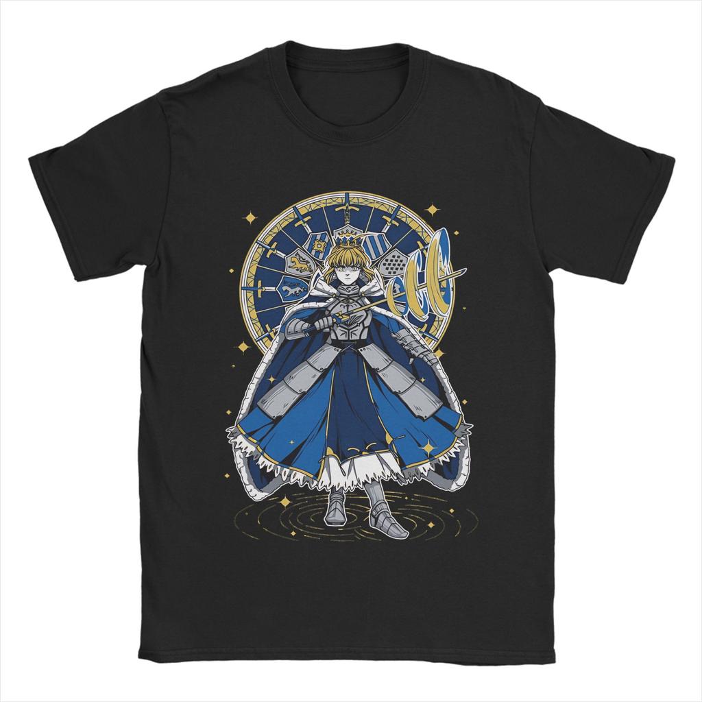 Футболки Jeanne Alter Avenger из чистого хлопка, оригинальные футболки с круглым вырезом Fate Stay Night Fgo, одежда с коротким рукавом 4XL 5XL