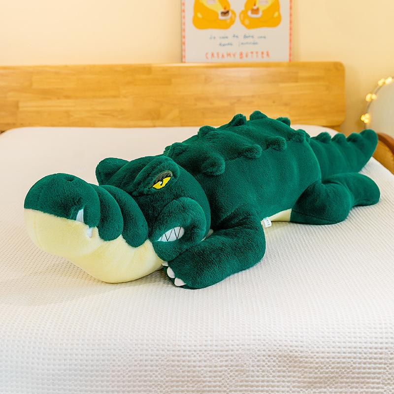 New Product Simulation Crocodile Pillow Crocodile Plush Toy Sleeping Long Pillow Clamp Legs Large Rag Doll Pillow Doll