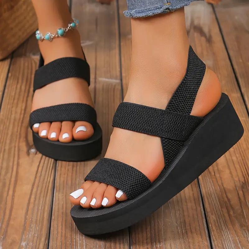 Модные женские легкие сандалии EVA для активного отдыха 2024 года – универсальные, износостойкие летние тапочки