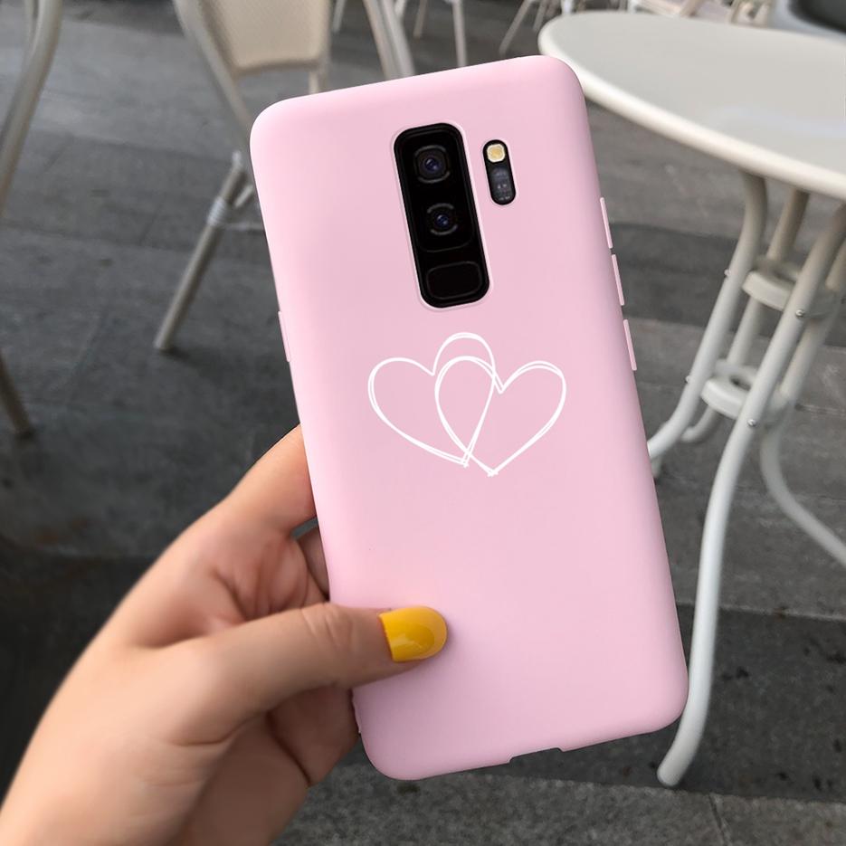 Чехол для Samsung Galaxy S9 Plus S9+ G965F Милый Конфетный Расписной Fundas Матовый Чехол для Samsung S9 S9+ S 9 Plus Чехол для Телефона Мягкие Сумки