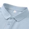 2025 New Summer Men's Lapel Short-sleeved T-shirt Polo Shirt Solid Color Top