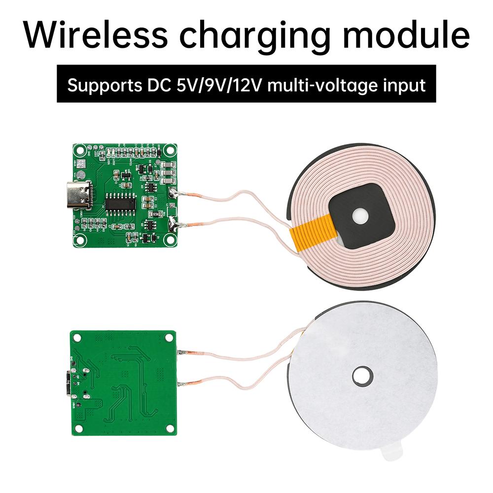 5~15W Adaptive Wireless Charging Module Wireless Transmitter DIY Fast Charger Mobile Phone Wireless Charger Type-C Interface