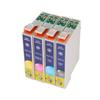 Ink Cartridges - OUTAD - T0715 - 4 Colors - Compatible Epson T0711 T0712 T0713 T0714 - Pack of 1