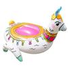 Inflatable Alpaca Ride-on Swimming Ring Pvc Grass Mud White Horse Water Floating Funny Ride-on Cross-border Stock