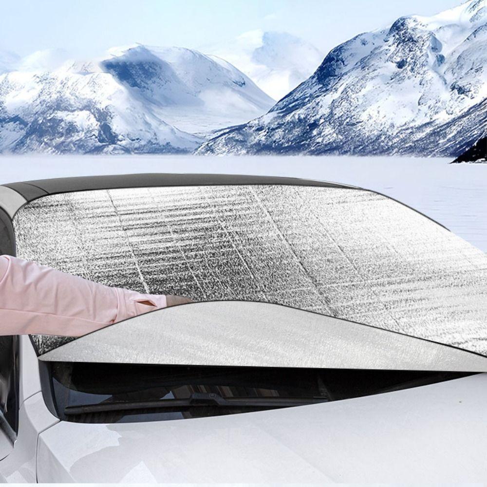 200x70cm Windshield Snow Cover Easy Installation Windshield Protector Dust Protection