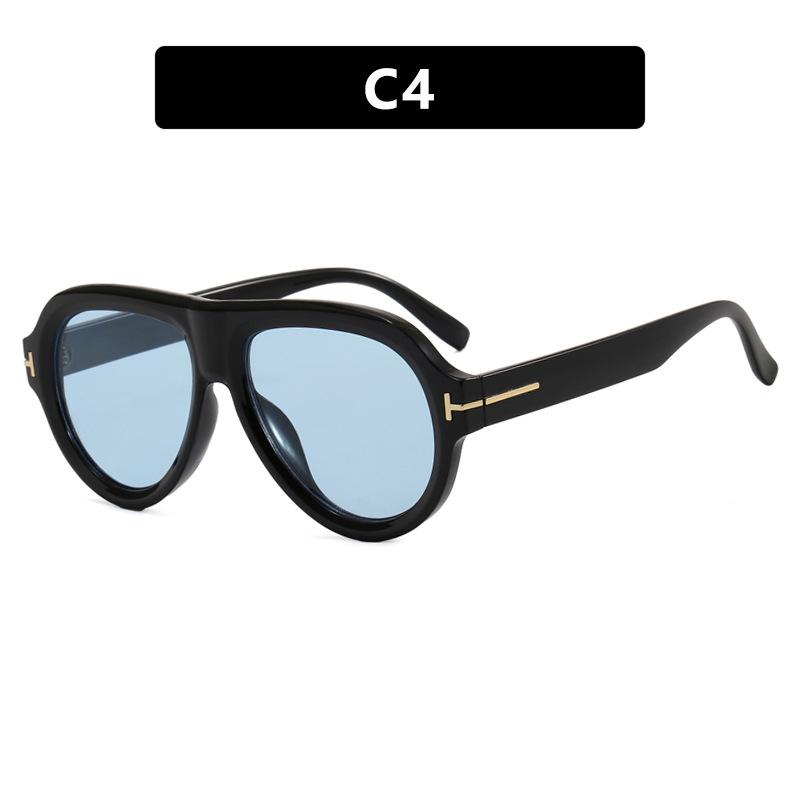 T-toad sunglasses European and American personalized pilot sunglasses women's advanced sunshade sunglasses trend