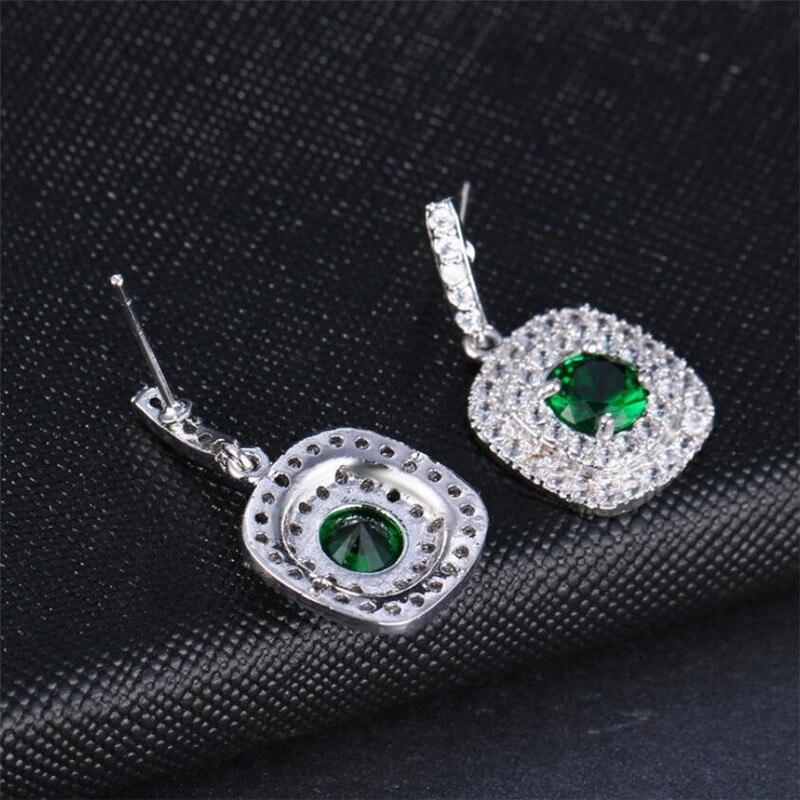 Choucong брендовые уникальные роскошные ювелирные изделия из серебра 925 пробы, 4 цвета, 5А, кубический циркон, белый фианит, обещание, женские висячие серьги