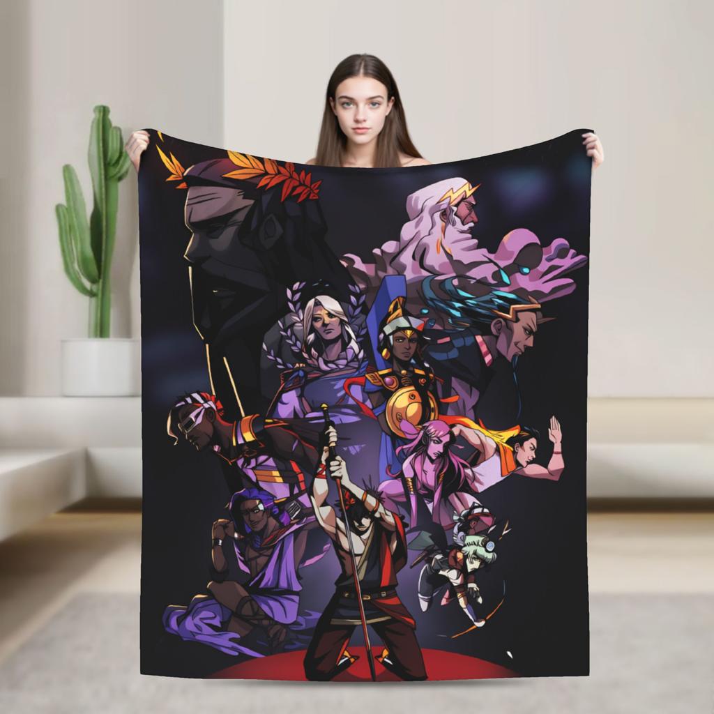 Hades Zagreus Soft Warm Blanket  Travel Office Plush Throw Blanket Funny Living Room Flannel Bedspread Sofa Bed Cover