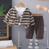 Kids Casual Long-Sleeve Set, Comfortable Daily Wear Outfits