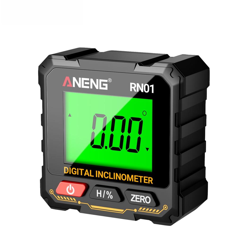 ANENG RN01 Digital Goniometer Electronic Level Box Electronic Angle Ruler Backlight Protractor Woodworking Inclinometer Tools