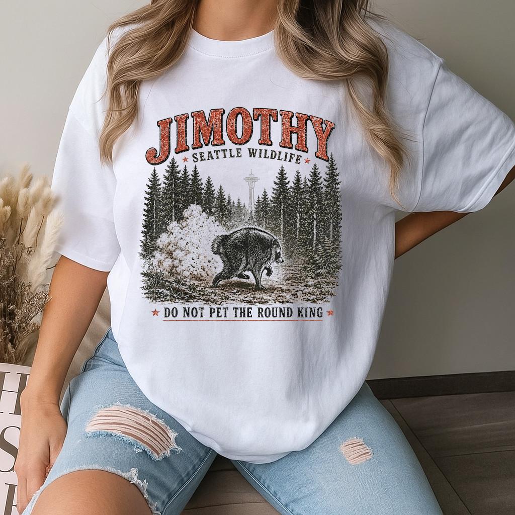 Funny Jimothy Viral Raccoon Shirt T-Shirt