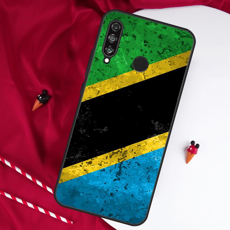 Tanzania National Flag For Huawei Nova Y61 Y91 Y73 Y72 Y90 Y70 Y60 12s 12i 11i 8i 9 10 SE P60 P30 Pro P40 Lite Case
