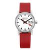 Женские часы Mondaine MSE.30210.LC Evo 2 с большим циферблатом и кожаным ремешком (П003