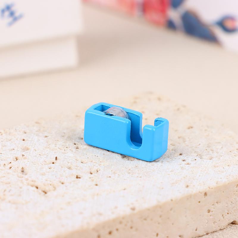 1/12 кукольный домик диспенсер для скотча кукольный домик мини-резак для скотча кукольный домик канцелярские принадлежности декор офис школа ролевые игры игрушка