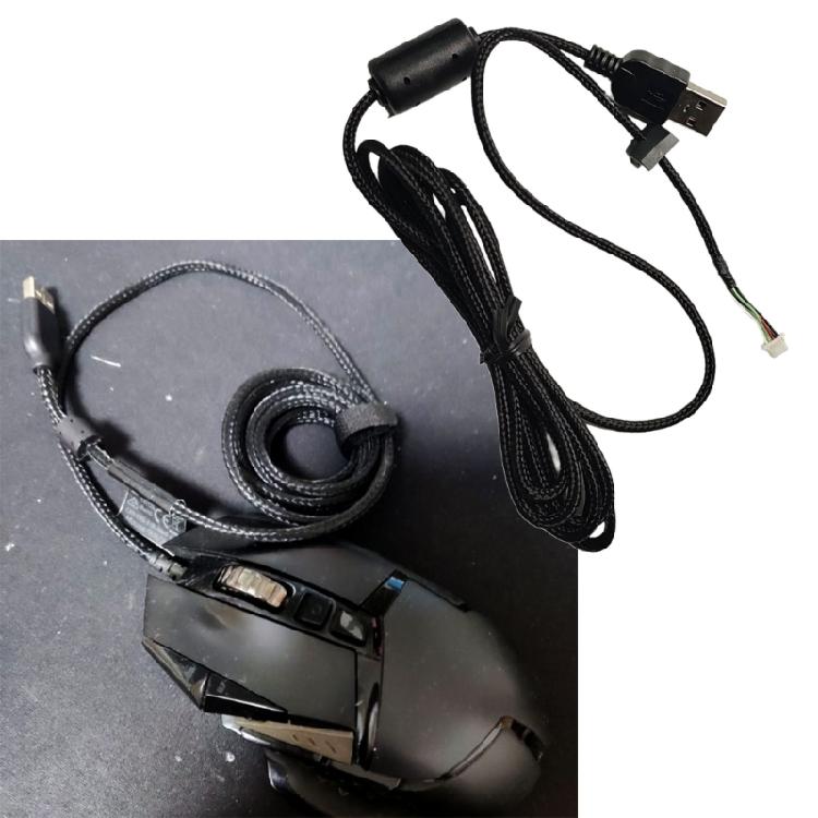 Mouse USB Cable for G502X Wireds Gaming Mouse USB Charging Nylons Braideds Cable Cord
