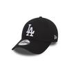 Кепка - New Era - Los Angeles Dodgers Essential 9 Forty - Черный - Регулируемая - Изогнутый козырек
