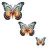 Large Metal Butterfly Blue And Color Outdoor Garden Home Decor Wall Art