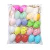 12/24Pcs Easter Egg Decorations Colorful Plastic Eggs Tree Hanging Ornament Kids DIY Craft Toys for Easter Party Home Decor