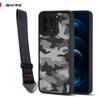 (Comes with wrist strap)IBMRS for Xiaomi 13 Case,camouflage Shockproof matte Phone Case