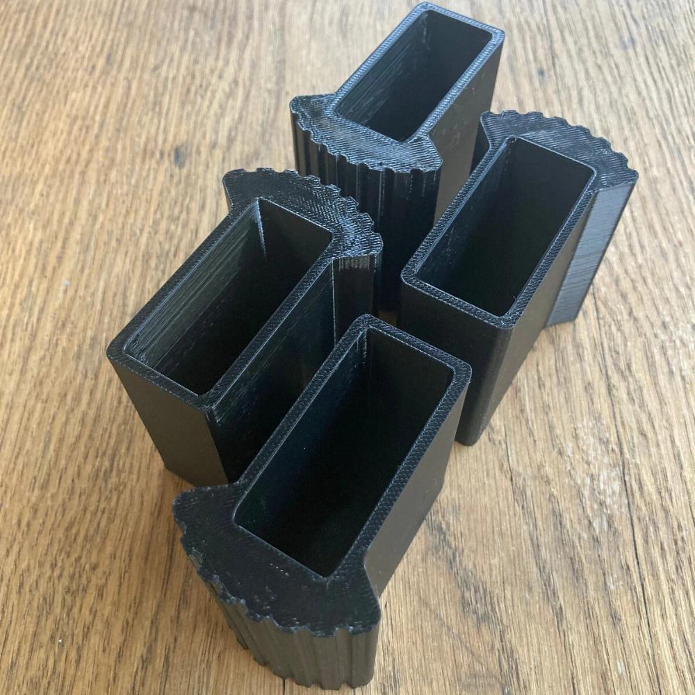 2/4/8/12PCS50x22mmWire Foot Outer Shoe Replacement Shoe Accessory Rubber Foot Can Also Be Used For Horizontal Ladder Rubber Foot