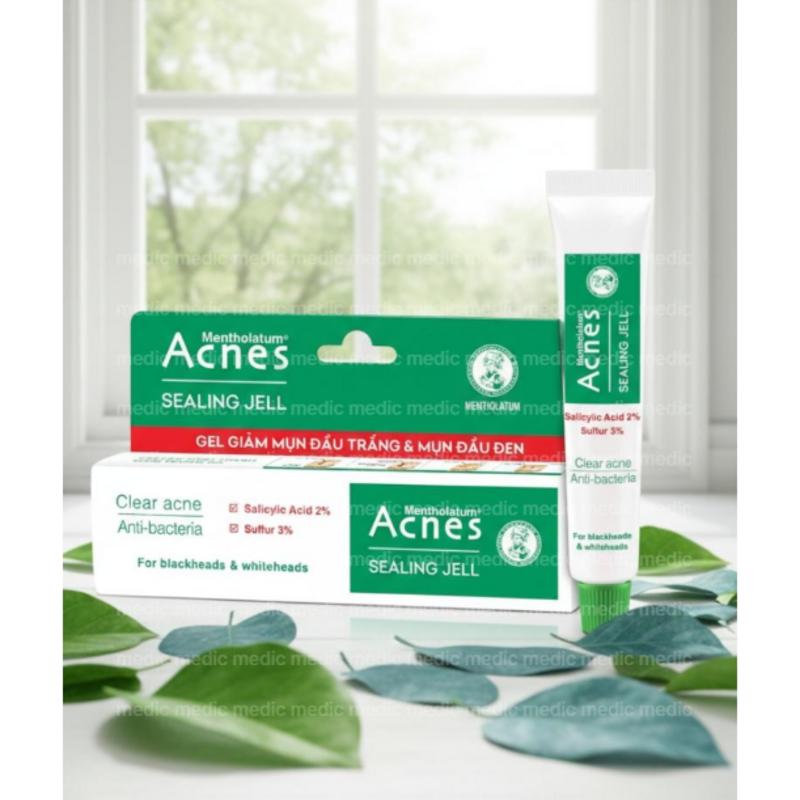 Acnes Sealing Gel Acne Cream 2% Salicylic Acid 3% Sulfur Blackhead Whitehead Skin Soothing, 1 pcs, 18g