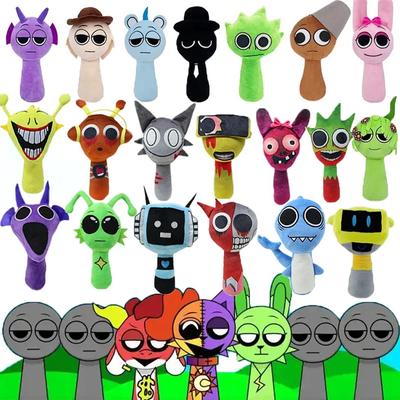Sprunki Мягкие игрушки Incredibox Sprunki Мягкая кукла Sprunki Game Singers Oren Wenda Мягкая фигурка животного Подарок на день рождения, Рождество