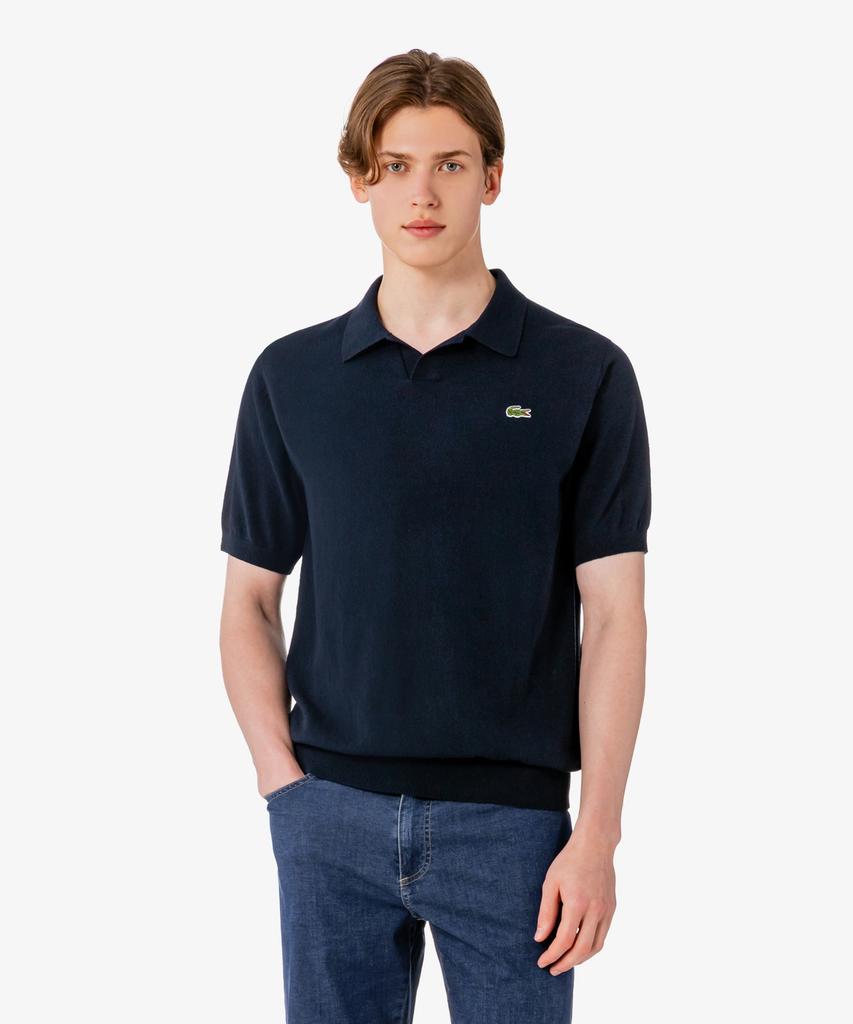 LACOSTE Men'S Open Collar Short Sleeve Boucle Sweater Polo Shirt Ph374E-56G 166