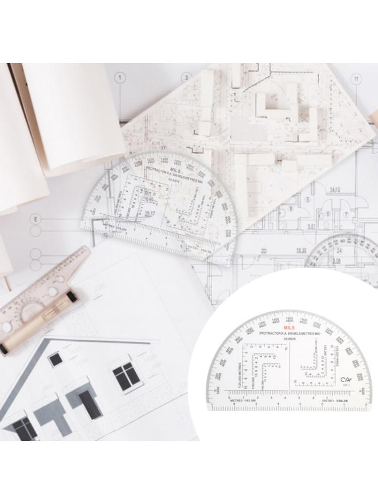 Military Protractor Coordinate Scale for Topographical Map Reading and Land Navigation Map Reading Ruler