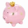 Tooarts Crown Piggy Bank Ceramic Piggy Bank Cartoon Spotted Pig Home Furnishings Crafts Family
