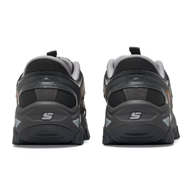 Skechers Мужская дышащая повседневная обувь с сеткой