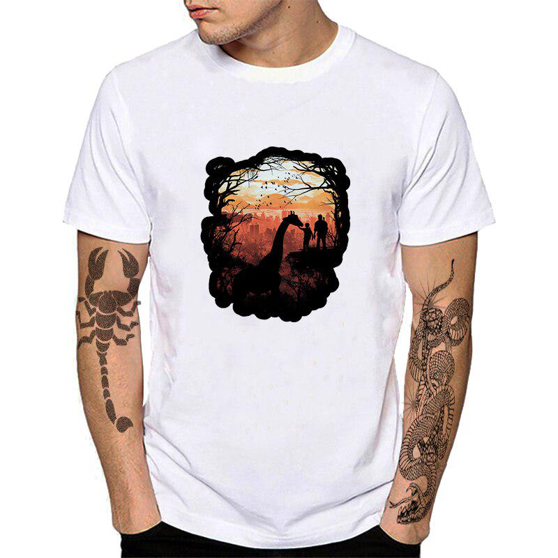 Футболка Last Of Us Part Ii Ellie S Tattoo Lou с принтом жирафа в стиле игры