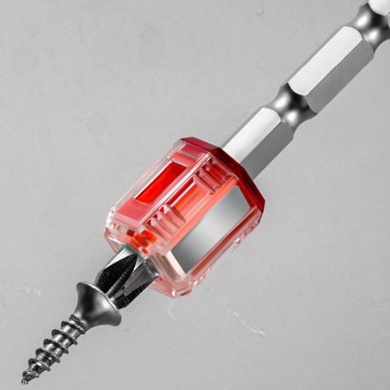 Кольцо-намагничивающее для бит-отверток, мгновенное намагничивание, съемный магнитный фиксатор винтов