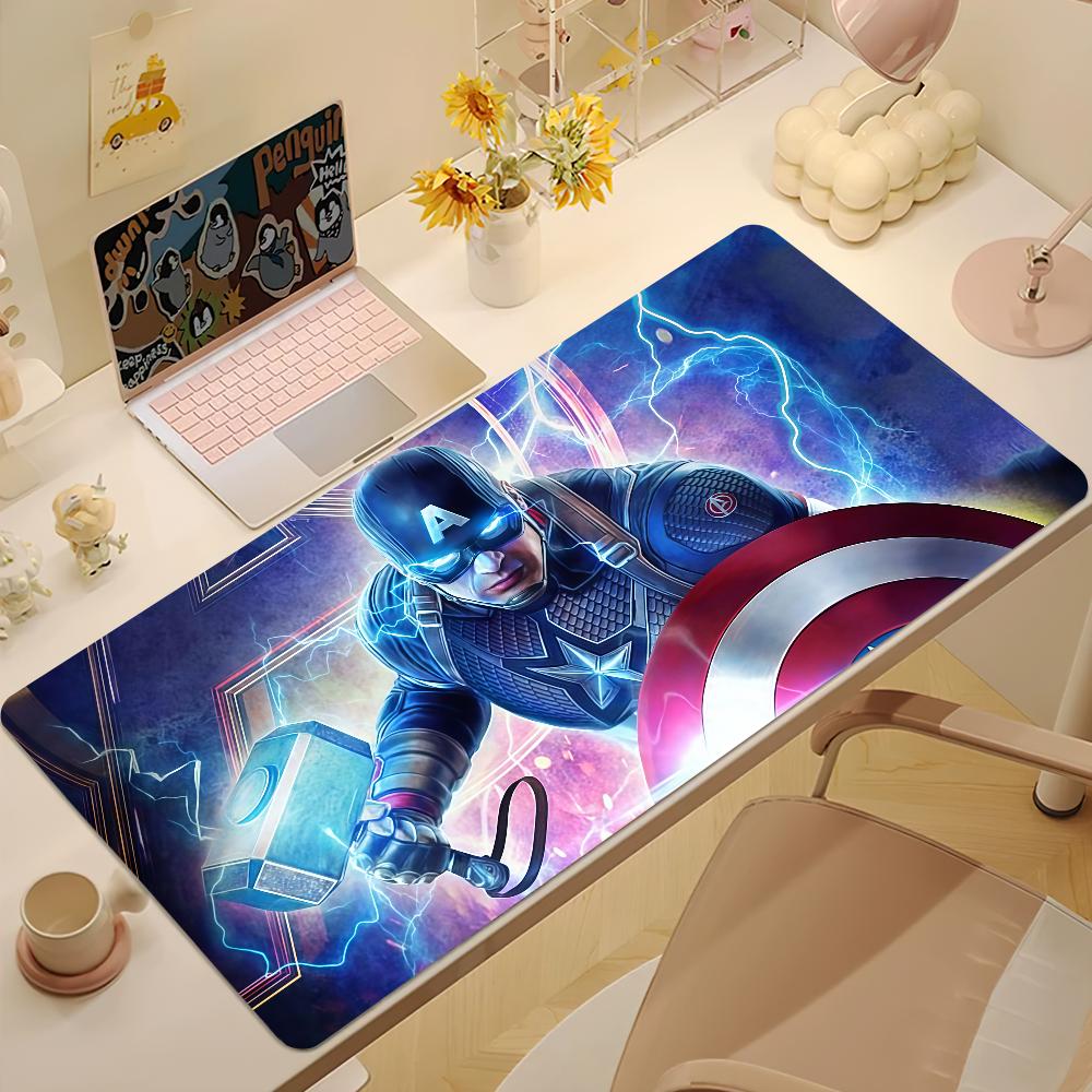 movie cool art CCaptain AAmerica ML Mouse Pad Nonslip Lockedge Thickened Desktop MousePad Large Comfort Gaming Office Student