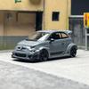 1:64 Абарта 595 Сплав Модифицированный Широкофюзеляжный Спортивный Автомобиль Модель Литой Под Давлением Трековый Гоночный Автомобиль Модель Транспортного Средства Симуляция Миниатюрный Масштаб Игрушка