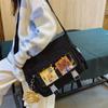 Waterproof Canvas Messenger Bag Women Men Handbags School Student Shoulder Bag Fashion Large Capacity Crossbody Bag Satchels KTB
