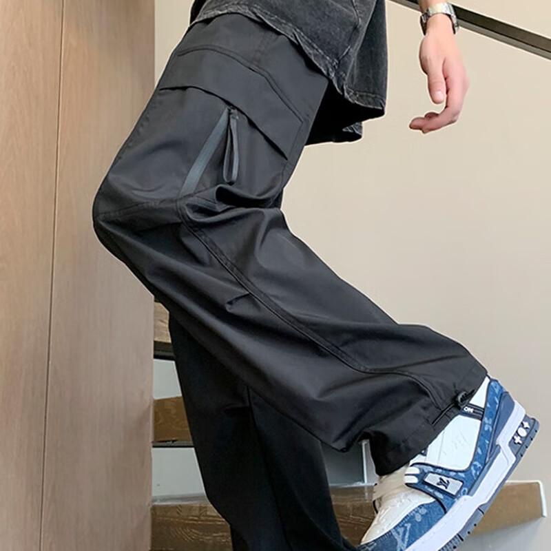 Maoren Men's Windproof Waterproof Straight-Leg Casual Pants