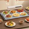 HOMEFISH Portable Electric Food Warming Tray Foldable Warm Mat with 3 Temperature Settings Fast Full Surface Heating for Parties