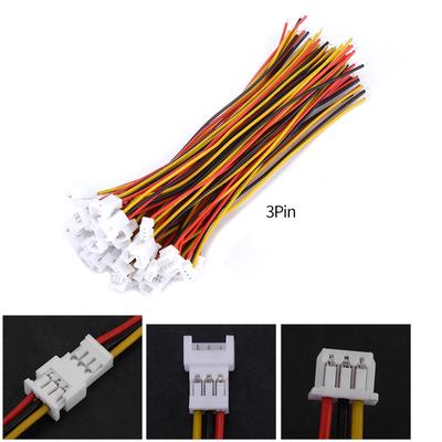 Упаковка 20 комплектов JST 1.25MM 2-контактный/3-контактный штекерный и гнездовой разъемы с проводами и кабелями JST 2P разъем JST1.25 JST 3P разъем