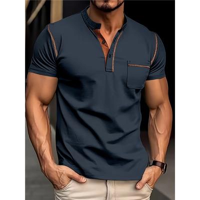Летняя новая мужская футболка с короткими рукавами, быстросохнущая повседневная рубашка-поло для мужчин