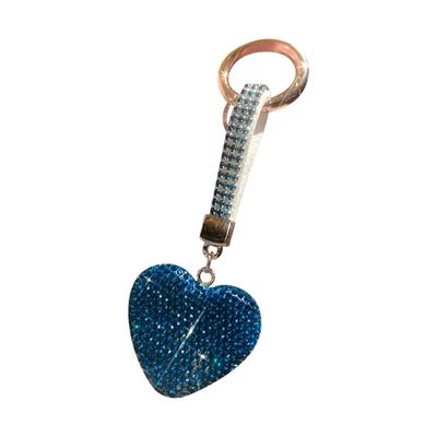 Блестящие брелоки в форме сердца со стразами, блестящие кристальные брелоки-сердечки, брелоки для ключей, подвески для сумок для женщин и девочек