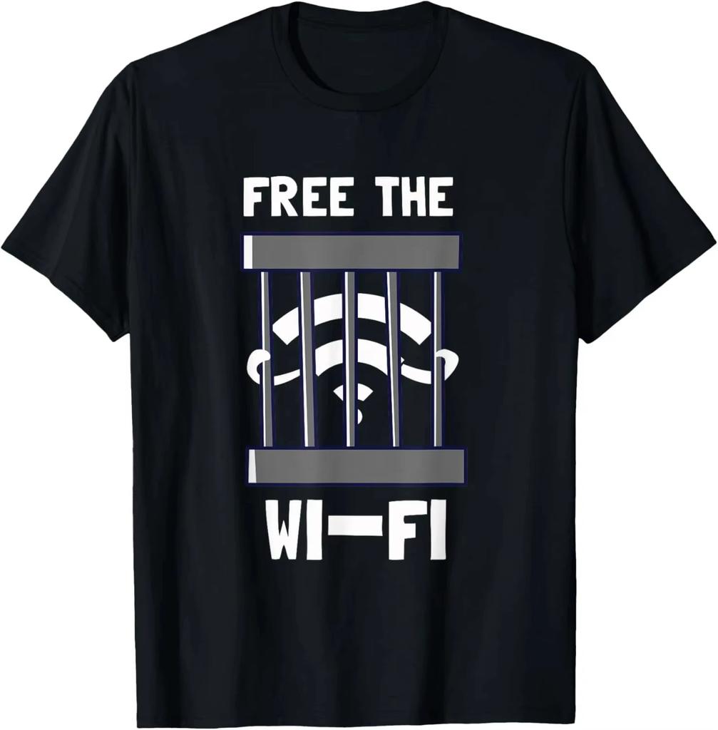 2026 Funny Sarcasm Quote Unisexs Free WiFi Tshirt Math Equation Novelty Tee Unisex Clothing Printed Streetwear Graphic T Shirts