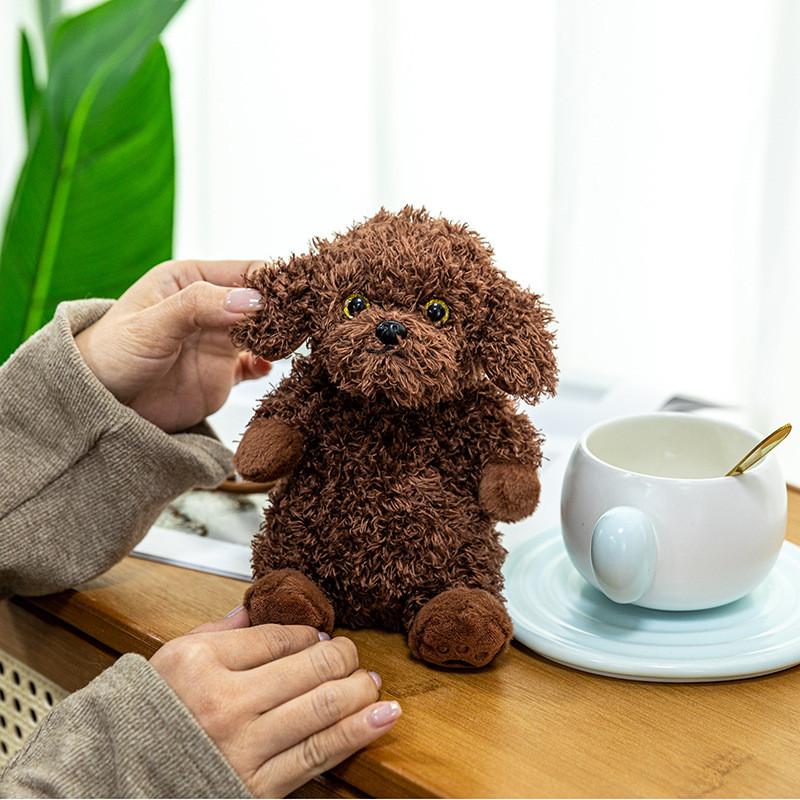Teddy Dog Stuffed Animal Plush With Hanging Pendant For Kids Room Decor