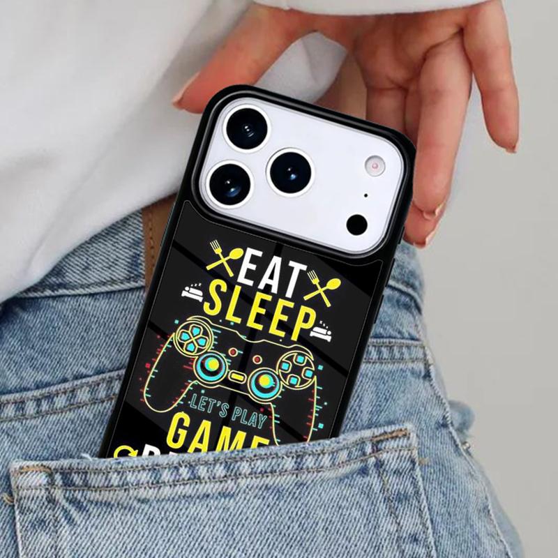 Game Repeat Phone Case for iPhone 16e 15 14 13 12 17 Pro Max Plus Air 17pro Cover Coque