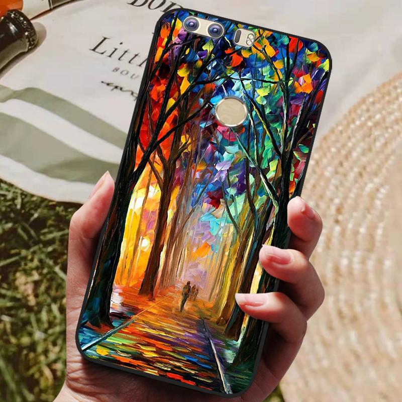 For Huawei Honor 8 5.2-inch Case Silicon Back Cover Phone Case for Huawei Honor 8 Cases Soft bumper coque Honor8 FRD-L19 Coques