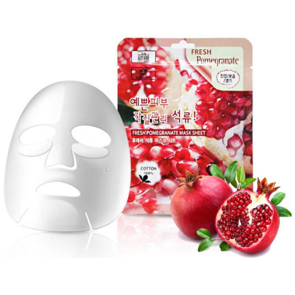 1 + 1 - FREE Brightening face mask with pomegranate 3w-clinic Fresh Pomegranate Mask