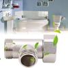 Sturdy Brass Bidet Adapter Thread With Gaskets for Campers Home Toilet Shower Head Diverters Hose Fitting Daily Use