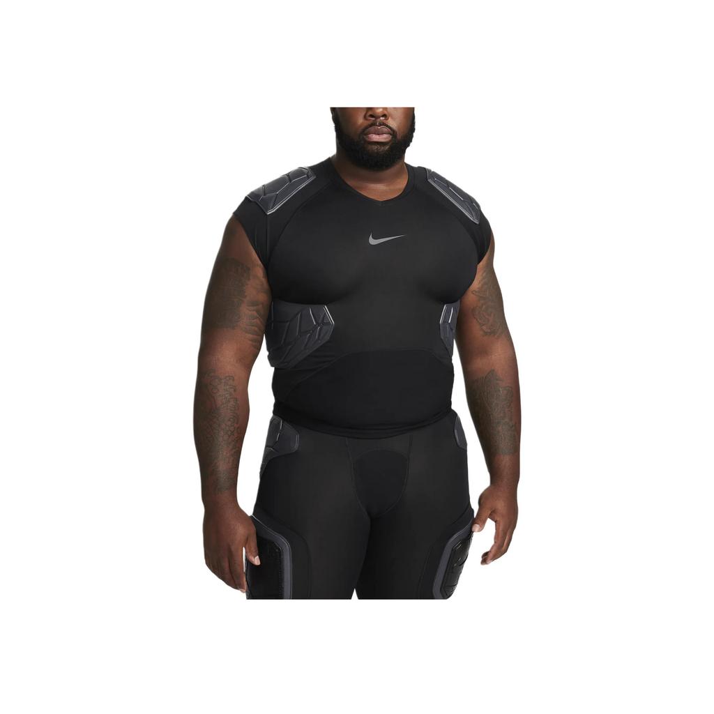Nike Комфортный жилет с круглым вырезом и логотипом, мужские топы, черный цвет AQ2733-010